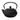 A traditional Japanese-style black cast iron teapot featuring a textured hobnail pattern, a curved top handle, and a durable enamel-coated interior.