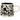 A 14 oz cream-colored stoneware mug featuring a black silhouette of a cat adorned with white flowers, surrounded by various botanical imprints.