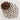 A small pile of dark brown, crushed cacao nibs scattered across a white marble surface.