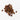 A small mound of whole, dried hawthorn berries featuring a deep brownish-red color and a naturally wrinkled, matte texture on a plain white surface.